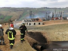 A Mutignano esplode un collettore del gasdotto